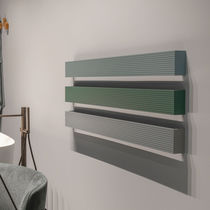 Electric towel radiator / aluminum / contemporary...