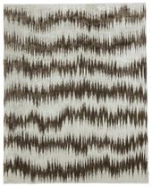 Contemporary rug / patterned / wool / silk