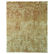 Contemporary rug / damask pattern / wool...