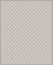 Contemporary rug / geometric / wool / silk