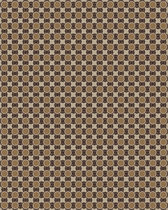 Contemporary rug / geometric / wool / silk