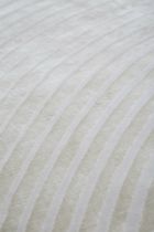 Contemporary rug / striped / wool / silk