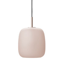 Pendant lamp / blown glass / frosted glass...