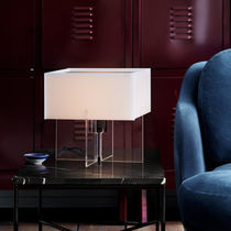 Table lamp / Plexiglas® / opal / glass