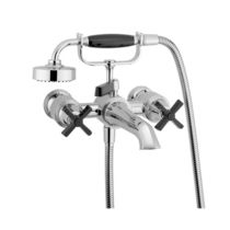 Double-handle bathtub mixer tap / for showers...