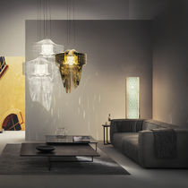Gold-colored lamp / pendant / polycarbonate...