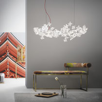 Unique chandelier / painted steel / polycarbonate...