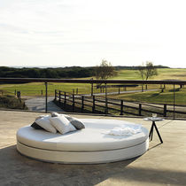Contemporary daybed / Sunbrella® / leather...