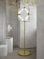 Floor-standing lamp / blown glass / contemporary...