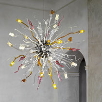 Original design chandelier / glass