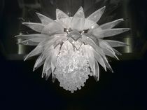 Contemporary chandelier / blown glass /...
