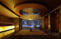 Contemporary chandelier / crystal / LED