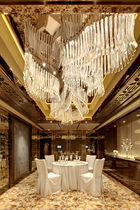 Contemporary chandelier / blown glass /...