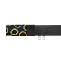 Aluminum curtain rod / wooden