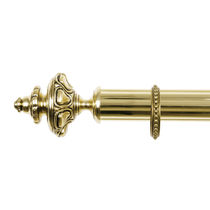 Brass curtain rod
