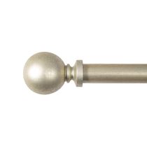 Wooden curtain rod