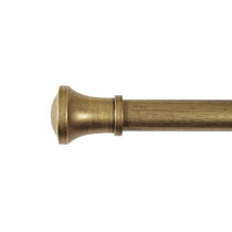 Wooden curtain rod