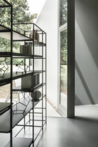 Contemporary shelf / wooden / metal / painted...