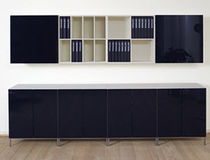 Contemporary sideboard / metal