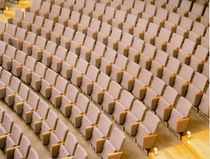 Contemporary auditorium seating / textile...