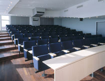 Contemporary auditorium seating / textile...