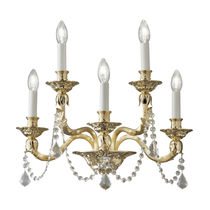 Traditional wall light / metal / Swarovski®...