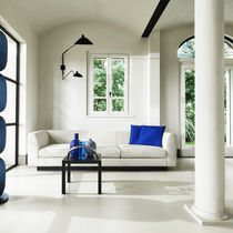 Modular sofa / contemporary / white / beige