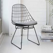 Contemporary chair / steel / sled base
