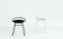 Contemporary stool / steel
