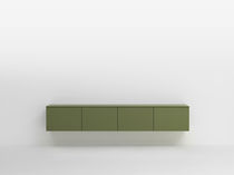 Wall-mounted sideboard / contemporary /...