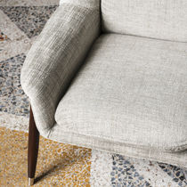 Upholstery fabric / plain / cotton / linen
