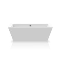 Free-standing bathtub / acrylic / white