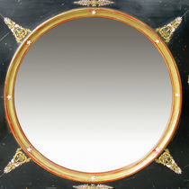 Wall-mounted mirror / classic / round /...