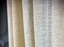 Curtain fabric / plain / linen