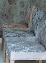 Upholstery fabric / patterned / silk