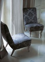 Upholstery fabric / patterned / silk / damask
