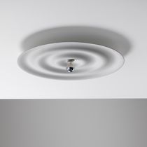 Contemporary ceiling light / round / aluminum...