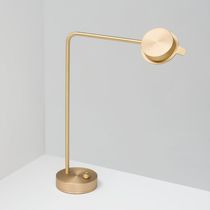Table lamp / contemporary / brass / LED