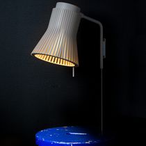 Contemporary wall light / painted steel...