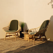 Contemporary club chair / rattan / rattan...