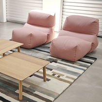 Contemporary fireside chair / cotton / ergonomic...