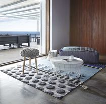 Contemporary rug / patterned / wool / rectangular