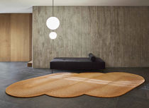 Contemporary rug / striped / wool / hand-tufted