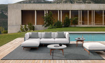 Contemporary rug / plain / PET / rectangular