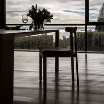 Contemporary chair / upholstered / fabric...