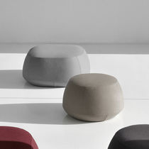 Contemporary ottoman / fabric / square /...