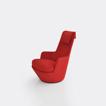Contemporary chair / upholstered / fabric...