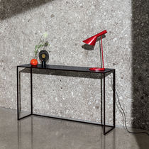 Contemporary sideboard table / frosted glass...