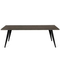 Contemporary dining table / beech / painted...