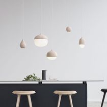 Pendant lamp / blown glass / smoked glass...